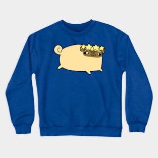 Star Crown Pug Crewneck Sweatshirt